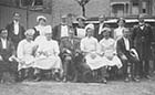 John Henry Brunton with Kingscliffe Hotel staff 1912 [Lyn Offord] Margate History